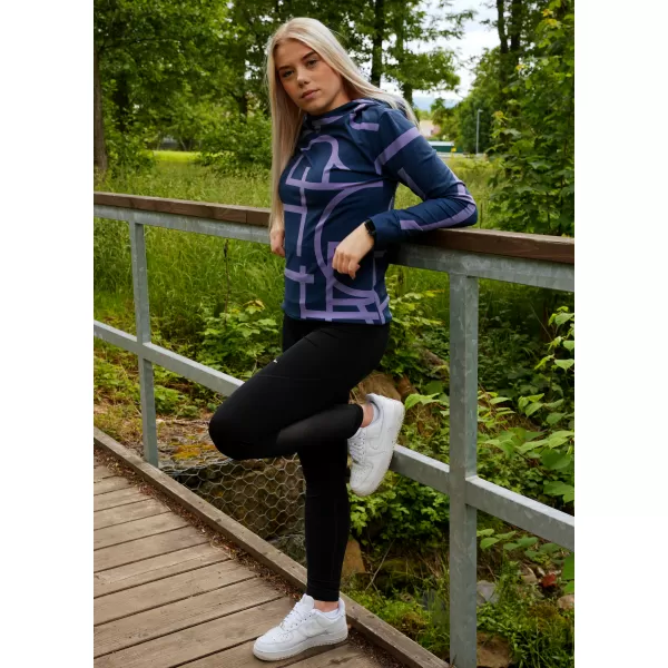  Dámská funkční mikina premium ALTISPORT VOJ/ALW085MI01 FIALOVÁ 