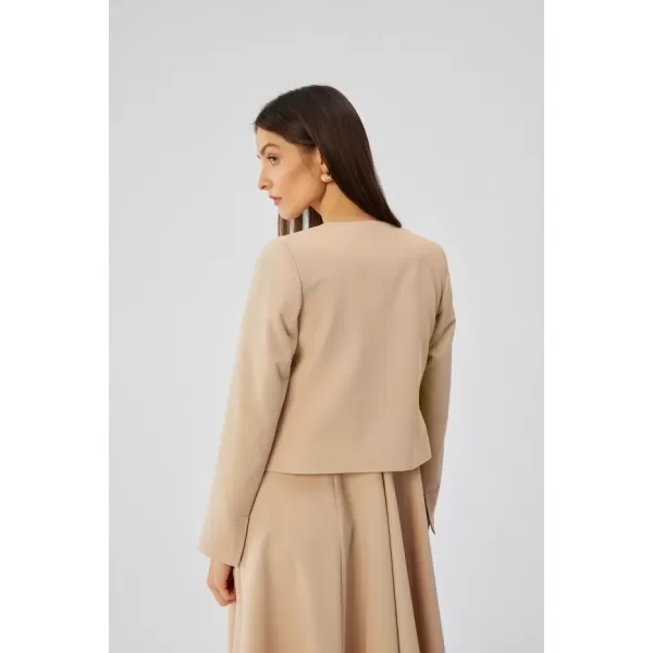  Dámské sako STYLOVE S368 BEIGE 