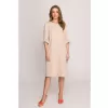 Dámské šaty STYLOVE S393 BEIGE