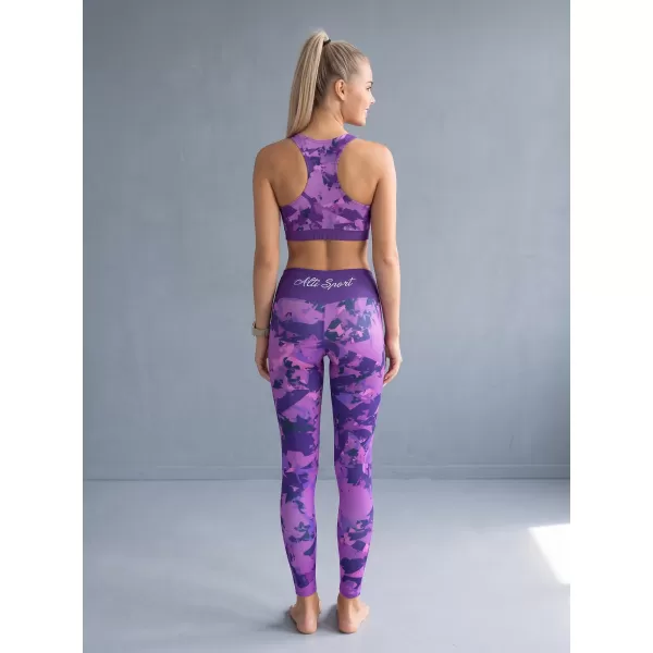  Dámské legíny premium ALTISPORT VOJ/ALW110LEG01 FIALOVÁ 