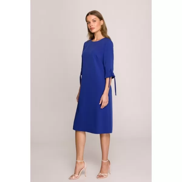  Dámské šaty STYLOVE S393 ROYAL BLUE 