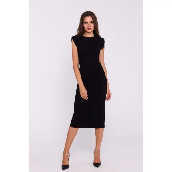  Dámské šaty STYLOVE S382 BLACK 