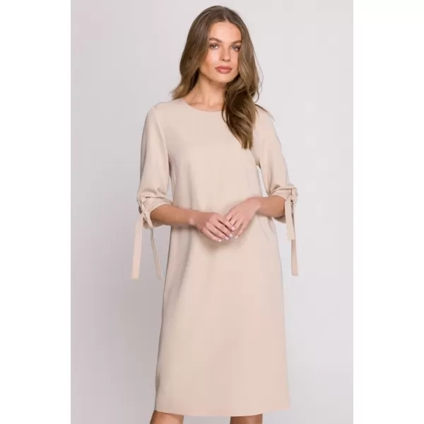  Dámské šaty STYLOVE S393 BEIGE 