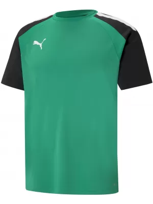 Pánské funkční triko PUMA TEAMPACER JERSEY 704919_05 PEPPER GREEN/ BLACK/ WHITE