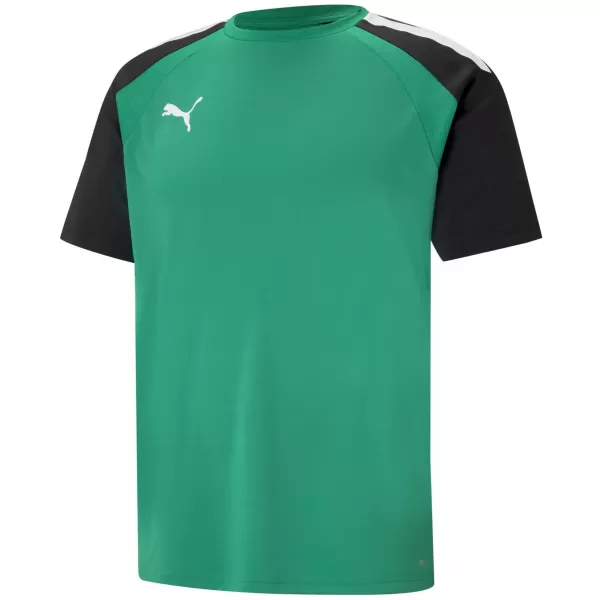  Pánské funkční triko PUMA TEAMPACER JERSEY 704919_05 PEPPER GREEN/ BLACK/ WHITE 