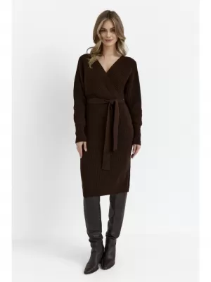 Dámské šaty MOE M810 BROWN