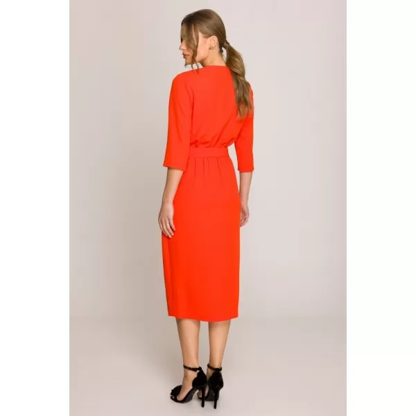  Dámské šaty STYLOVE S396 CORAL 