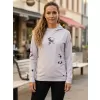 Dámská funkční mikina premium ALTISPORT VOJ/ALW077MI01 ŠEDOČERNÁ
