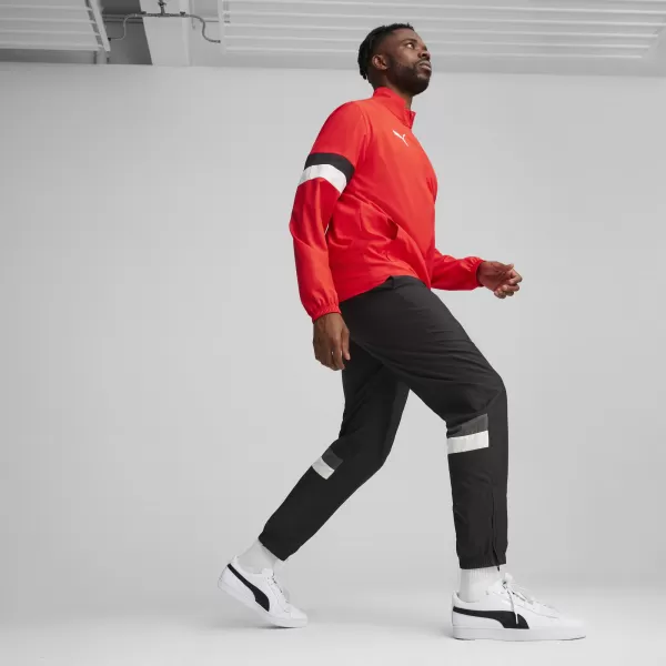  Pánská tepláková souprava PUMA TEAMRISE WVN TRACKSUIT 659036_01 PUMA RED 