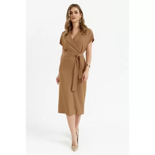  Dámské šaty STYLOVE S363 BEIGE 