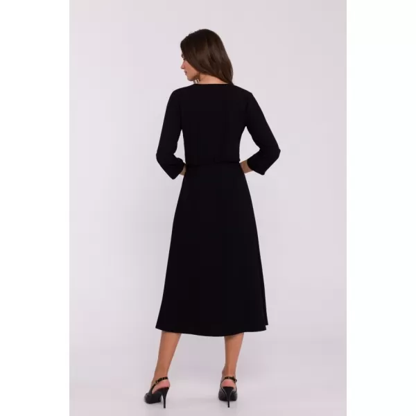  Dámské šaty STYLOVE S385 BLACK 