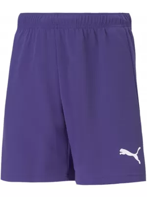 Dětské kraťasy PUMA TEAMRISE SHORT JR 704943_10 PRISM VIOLET/PUMA WHITE