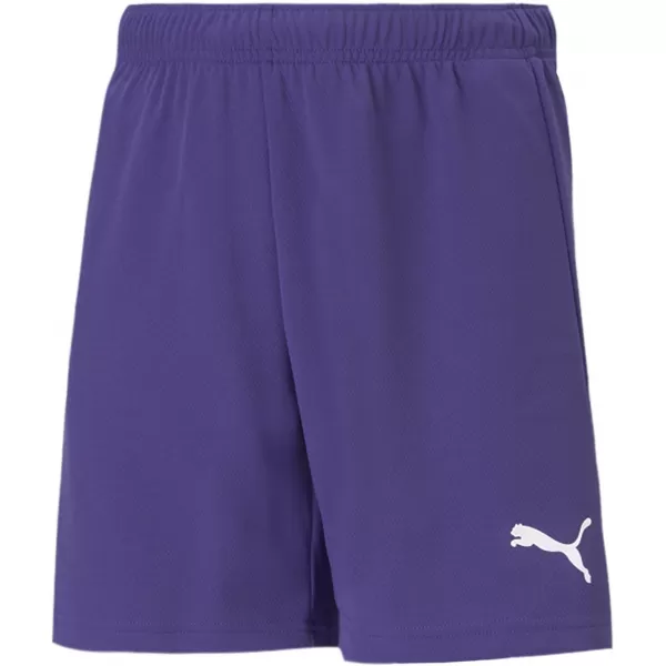  Dětské kraťasy PUMA TEAMRISE SHORT JR 704943_10 PRISM VIOLET/PUMA WHITE 