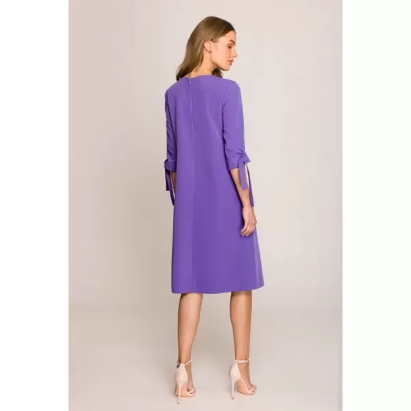  Dámské šaty STYLOVE S393 PURPLE 