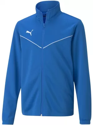 Dětská bunda PUMA TEAMRISE TRG POLY JACKET JR 657393_02 ELECTRIC BLUE LEMONADE