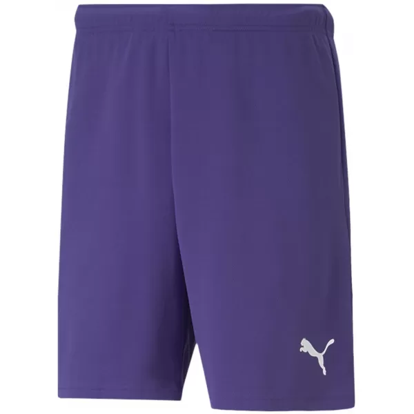  Pánské kraťasy PUMA TEAMRISE SHORT 704942_10 PRISM VIOLET/PUMA WHITE 