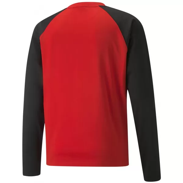  Pánská mikina PUMA TEAMLIGA TRAINING SWEAT 657238_01 PUMA RED/PUMA BLACK 