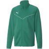 Dětská bunda PUMA TEAMRISE TRG POLY JACKET JR 657393_05 PEPPER GREEN/PUMA WHITE