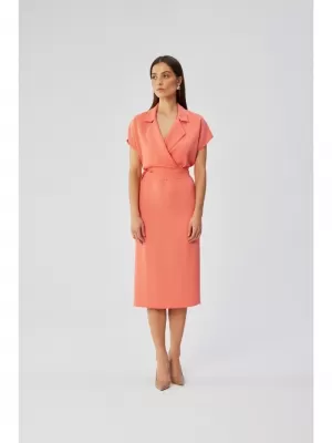 Dámské šaty STYLOVE S363 ORANGE