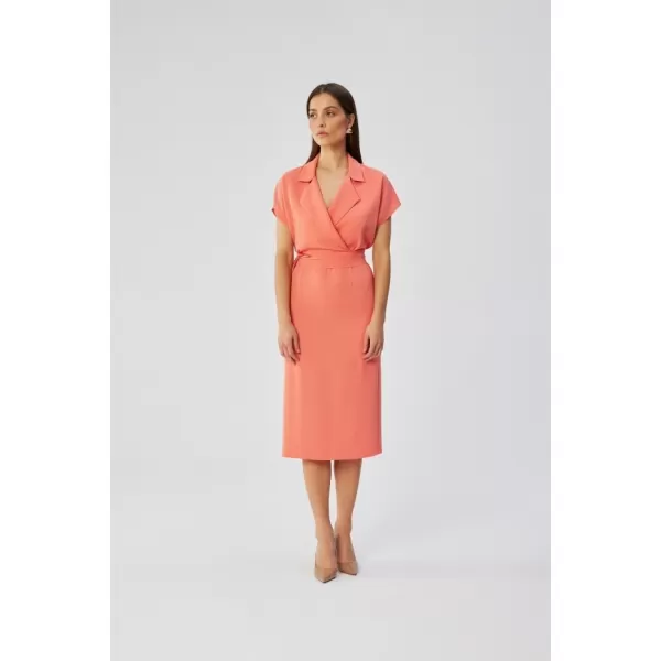  Dámské šaty STYLOVE S363 ORANGE 