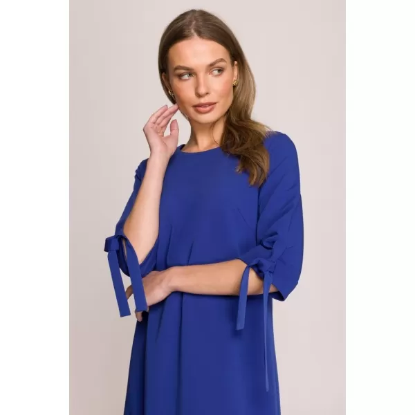  Dámské šaty STYLOVE S393 ROYAL BLUE 