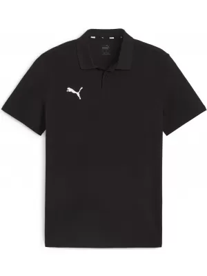 Pánské triko s límečkem PUMA TEAMGOAL CASUALS POLO 658605_03 PUMA BLACK/PUMA WHITE