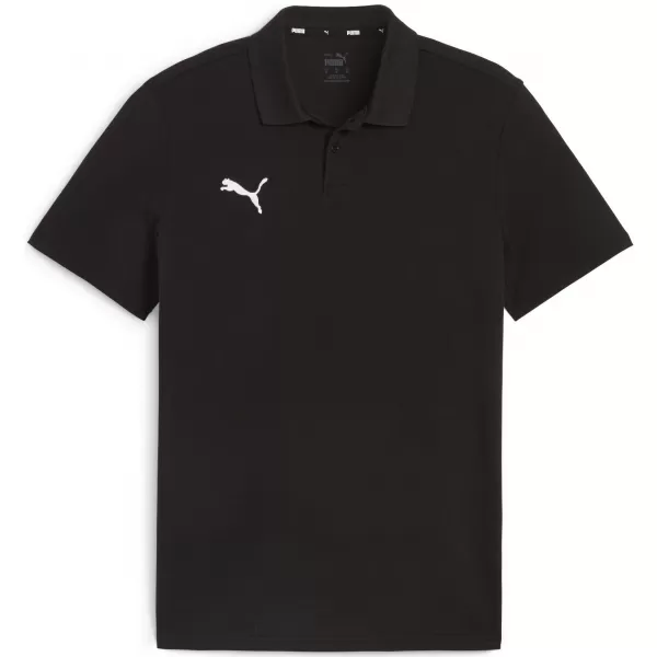  Pánské triko s límečkem PUMA TEAMGOAL CASUALS POLO 658605_03 PUMA BLACK/PUMA WHITE 