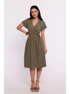 Dámské šaty BEWEAR B279 OLIVE GREEN