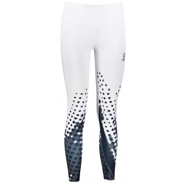  Dámské legíny premium ALTISPORT VOJ/ALW109LEG01 BÍLOČERNÁ 