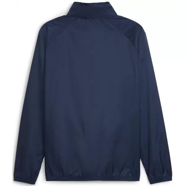  Pánská bunda PUMA TEAMGOAL ALL WEATHER JACKET 659038_06 PUMA NAVY/PUMA WHITE 