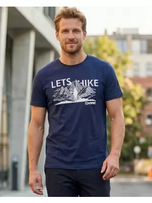 Pánské triko ALTISPORT ALM190129 PŮLNOČNÍ MODRÁ
