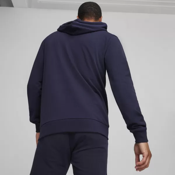  Pánská mikina PUMA TEAMGOAL CASUALS HOODED JACK 658595_06 PUMA NAVY/PUMA WHITE 