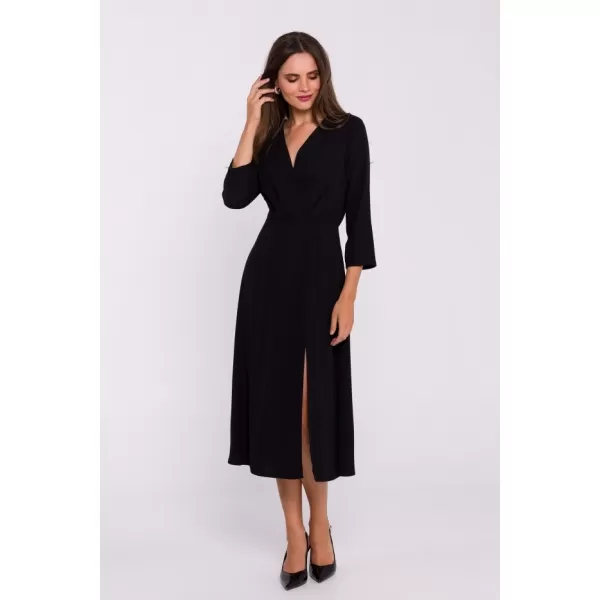  Dámské šaty STYLOVE S385 BLACK 