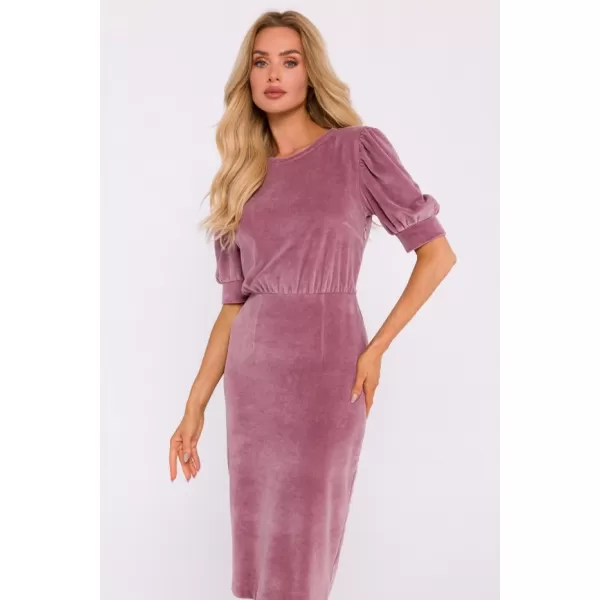  Dámské šaty MOE M827 CREPE PINK 