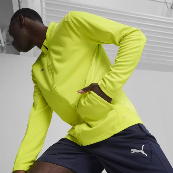  Pánská bunda PUMA TEAMFINAL TRAINING JACKET 658554_30 ELECTRIC LIME/PUMA SILVER 