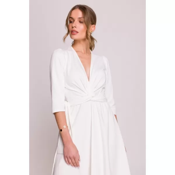  Dámské šaty STYLOVE S404 ECRU 