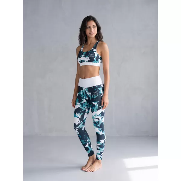  Dámské legíny premium ALTISPORT VOJ/ALW110LEG01 MODROBÍLÁ 