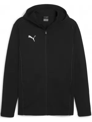 Pánská mikina PUMA TEAMFINAL CASUALS HOODED JKT 658528_03 PUMA BLACK/PUMA SILVER
