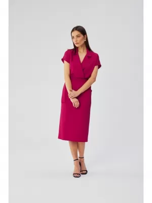 Dámské šaty STYLOVE S363 PLUM