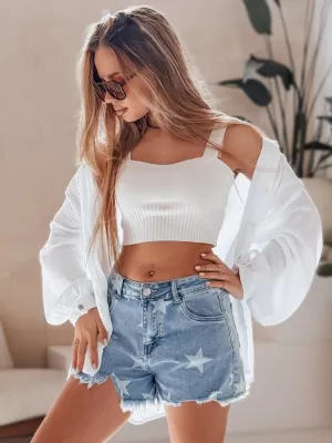 Dámské kraťasy DSTREET MOONSTAR MODRÁ