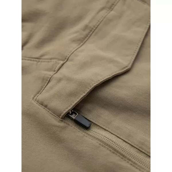  Pánské kraťasy OMBRE OM-SRCG-0194 LIGHT OLIVE 