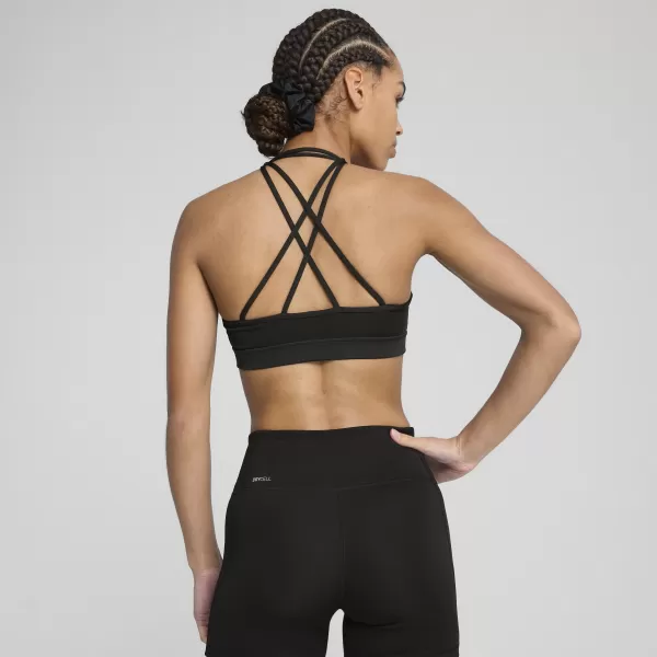  Dámská podprsenka PUMA MOVE STRAPPY BRA 526224_51 PUMA BLACK/PUMA WHITE 