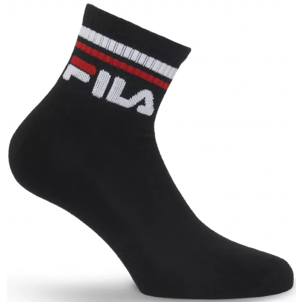  Ponožky FILA QUARTER 3-PACK F9398 BLACK 