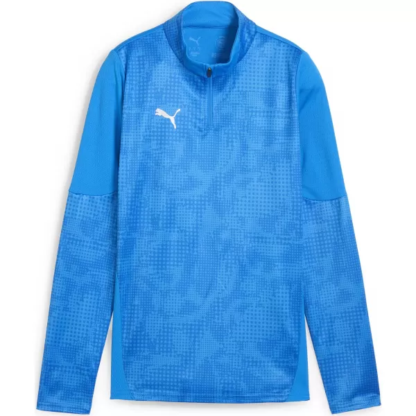  Dámská bunda PUMA TEAMCUP TRAINING 1/4 ZIP TOP 659173_02 ELECTRO ROYAL/PUMA SILVER 