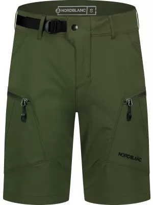 Pánské outdoorové kraťasy NORBLANC NBSPM8192 ZELENÝ DEN