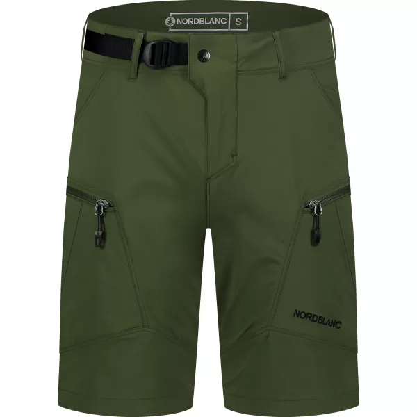  Pánské outdoorové kraťasy NORBLANC NBSPM8192 ZELENÝ DEN 