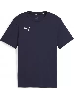 Dětské triko PUMA TEAMGOAL CASUALS TEE JR 658616_06 PUMA NAVY/PUMA WHITE