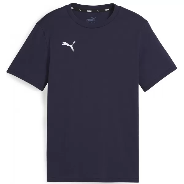  Dětské triko PUMA TEAMGOAL CASUALS TEE JR 658616_06 PUMA NAVY/PUMA WHITE 