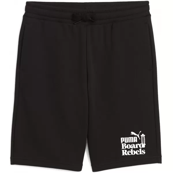  Dětské kraťasy PUMA MID90S LONG SHORTS 685151_01 PUMA BLACK 