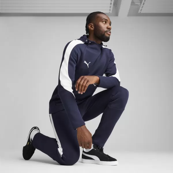  Pánská mikina PUMA TEAMEVOSTRIPE HOODY 659954_06 PUMA NAVY/PUMA SILVER 